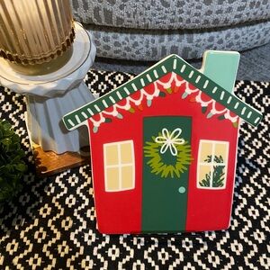 Retired Happy Everything  Red and Green Holiday House Big Attachment